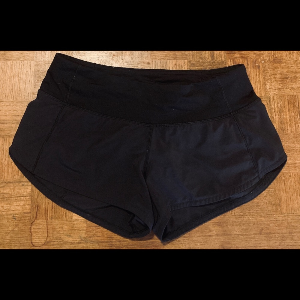 Lululemon speed up shorts: black